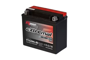 RDrive Extremal Silver YTX20HL-BS 20A/h 310 A R+ 175x87x155 мм