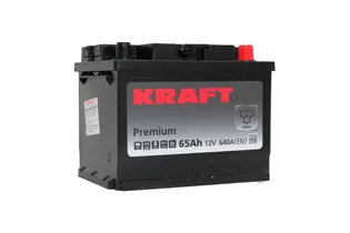 Kraft Premium 65 A/h 640 A R+ 242x175x190 мм