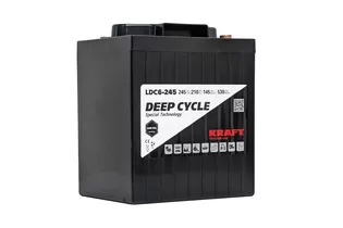 Аккумулятор Kraft 6V-245 Ah (C20) L (6В/245 А·ч)