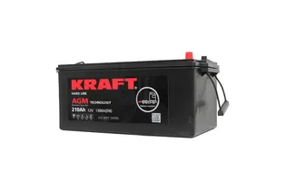 Kraft AGM 210 A/h 1300 А L+ 518x275x223 мм