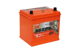 Зверь EFB Азия 6СТ-70 Евро 70 A/h 700 A R+ 230x175x220 mm
