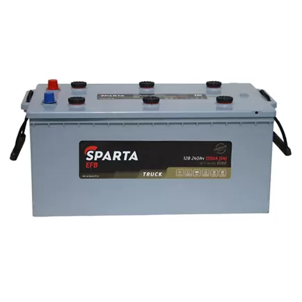 Sparta +EFB 6CT-240e 240 A/h 1350 A L+ 518x274x223 мм