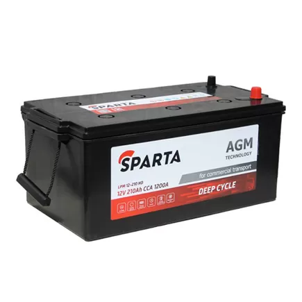 Sparta AGM LPM12-210 HD 210 A/h 1200 A L+ 518x274x223 мм
