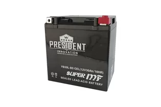 President YB30L-BS iGel 30 A/h 400 А R+ 166x126x175 мм