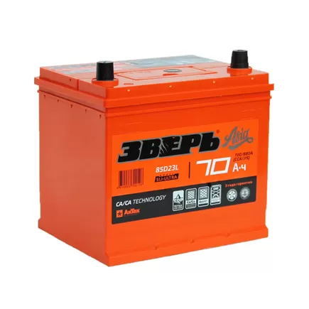 Зверь 85D23L 70 A/h 700 A R+ 230x175x225 мм