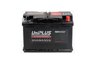 UniPLUS AGM 70 A/h 760 A R+ 278x175x190 мм