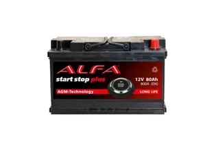 Alfa AGM 80 A/h 800 А R+ 315x175x190 мм