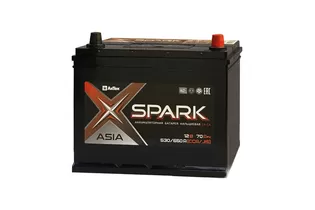 Spark Asia 70 A/h 650 A R+ 260x170x220 мм