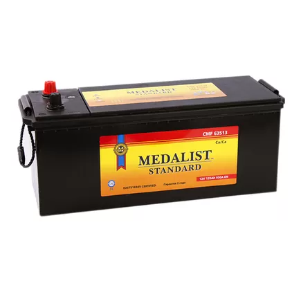 Medalist Standard CMF63513 135 A/h 900 A L+ 509x175x208 мм