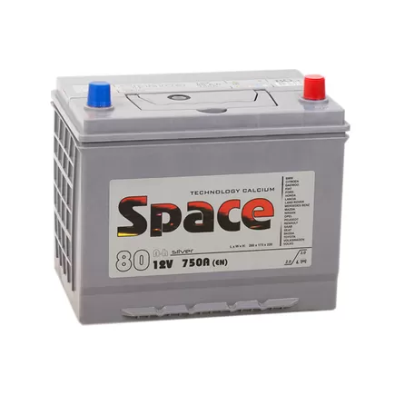 Space 105D26L 80 A/h 750 A R+ 260x175x225 мм