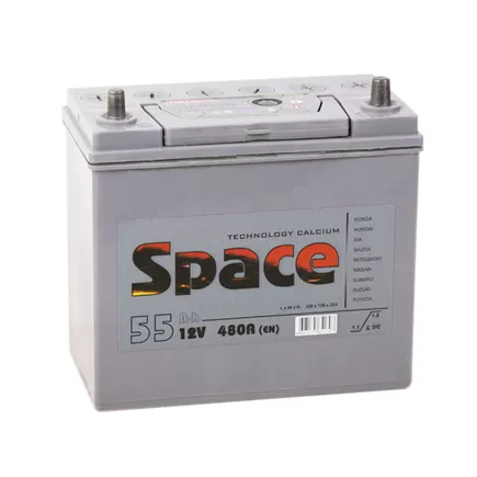 Space 65B24L 55 A/h 480 A R+ 238x128x220 mm