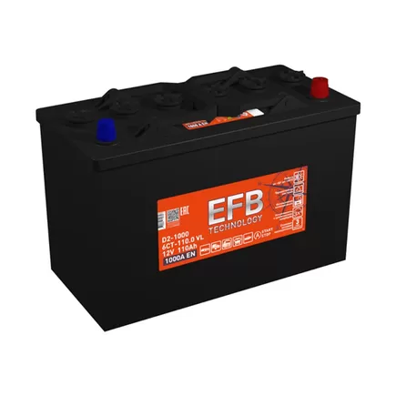 Tubor EFB 110 A/h 1000 A R+ 349x175x235 мм