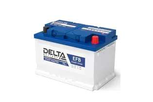 Delta Start Master EFB 75 A/h 760 A R+ 278х175х190 мм
