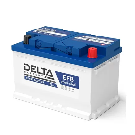 Delta Start Master EFB 75 A/h 760 A R+ 278х175х190 мм