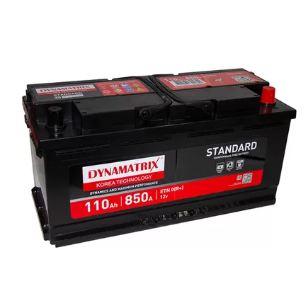 Dynamatrix-Korea DEB1100 Standard 110 A/h 850 A R+ 392x175x190 мм