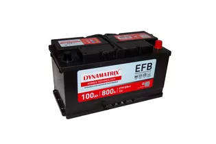 Dynamatrix-Korea DEL1000 EFB 100 A/h 800 A R+ 353x175x190 мм