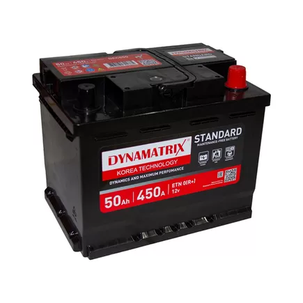 Dynamatrix-Korea DEC550 Standard 50 A/h 450 A R+ 242x175x190 мм
