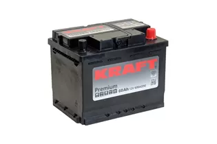 Kraft Premium 60 A/h 600 A R+ 242x175x190 мм