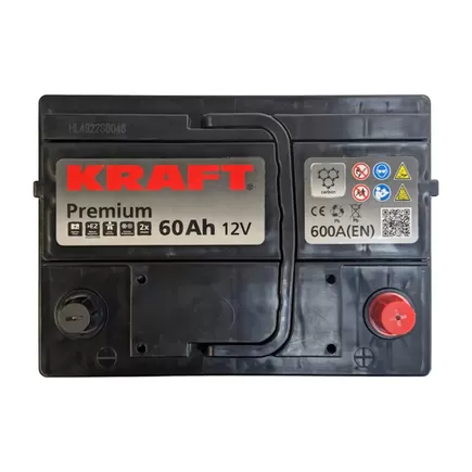 Kraft Premium 60 A/h 600 A R+ 242x175x190 мм