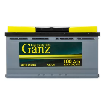 Ganz 100 A/h 820 A R+ 353x175x190 мм