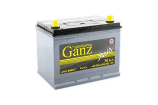 Ganz Asia 75 A/h 640 A R+ 260x175x225 мм