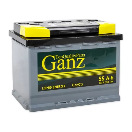 Ganz 55 A/h 500 A R+ 242x175x190 мм