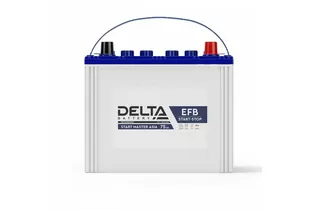 Delta Start Master EFB Asia 75 A/h 700 A R+ 260x175x200 мм