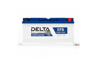Delta Start Master EFB 95 A/h 900 A R+ 353х175х190 мм