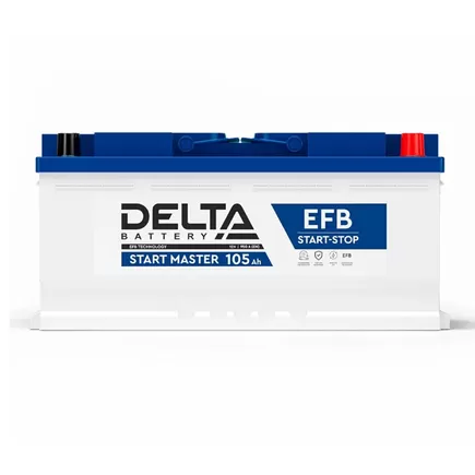 Delta Start Master EFB 105 A/h 950 A R+ 393x175x190 мм