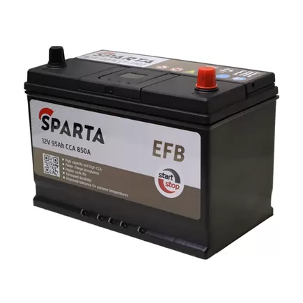 SPARTA Asia EFB-D31L 95 A/h 850 A R+ 310x175x220 мм