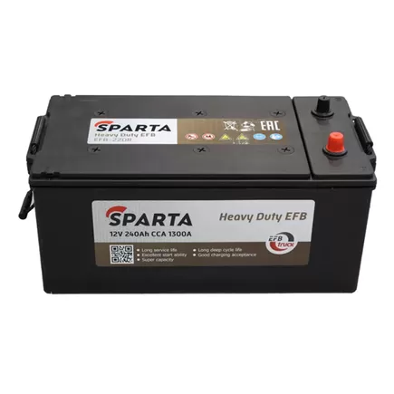 SPARTA EFB-220R 240 A/h 1300 A L+ 518x274x223 мм
