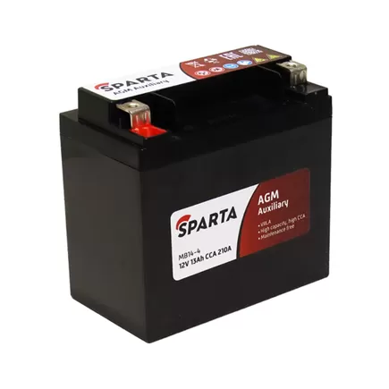 SPARTA MB14-4 13 A/h 210 A L+ 150x87x148 мм