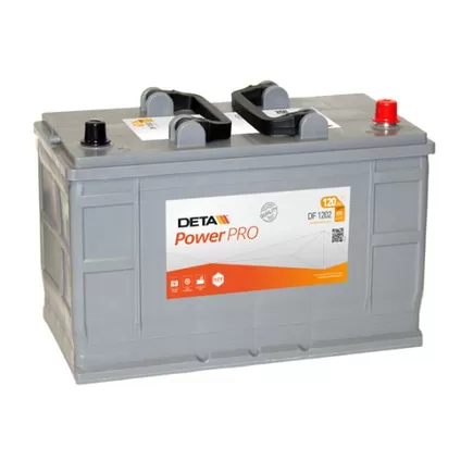 DETA Power Pro DF1202 120 A/h 870 A R+ 349x175x223 мм
