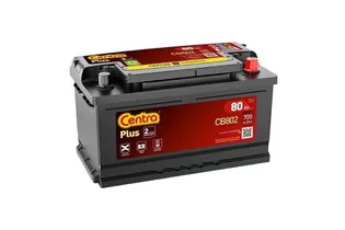 Centra Plus CB802 80 A/h 700 A R+ 315x175x175 мм