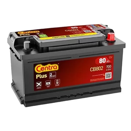 Centra Plus CB802 80 A/h 700 A R+ 315x175x175 мм