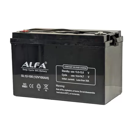 ALFA Deep Cycle AGM C20 100 A/h 330x175x220 мм
