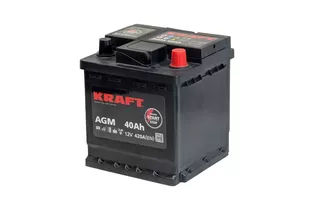 Kraft AGM Start&Stop 40 A/h 420 A R+ 175x175x190 мм