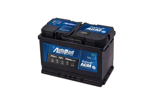 AutoPart Galaxy AGM 570-375 70 A/h 760 А R+ 278x175x190 мм