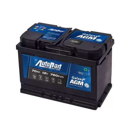 AutoPart Galaxy AGM 570-375 70 A/h 760 А R+ 278x175x190 мм