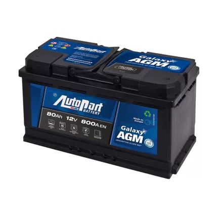 AutoPart Galaxy AGM 580-475 80 A/h 800 А R+ 315x175x190 мм