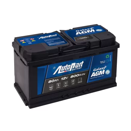 AutoPart Galaxy AGM 580-475 80 A/h 800 А R+ 315x175x190 мм