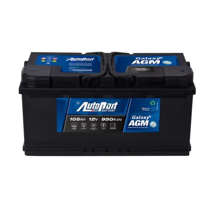 AutoPart Galaxy AGM 605-675 105 A/h 950 А R+ 393x175x190 мм