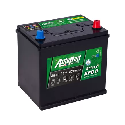 AutoPart Galaxy EFB II Japanese 565-082 65 A/h 620 A R+ 230x175x220 мм