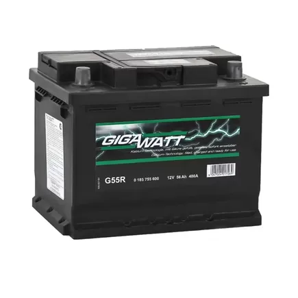 Gigawatt G55R 56 A/h 480 A R+ 242x175x190 мм