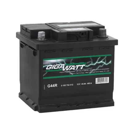 Gigawatt G44R 45 A/h 400 A R+ 207x175x190 мм