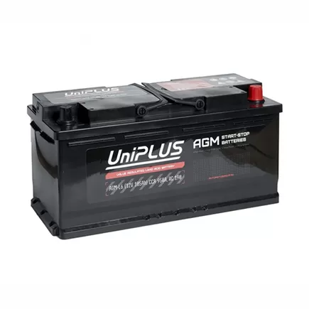 UniPlus AGM 105 A/h 950 А R+ 393x175x190 мм