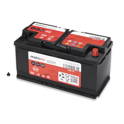 Metaco AGM 95 A/h 850 А R+ 353x175x190 мм