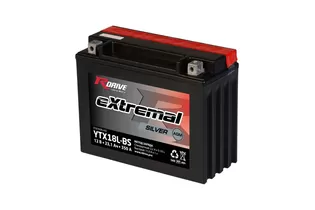 RDrive eXtremal Silver YTX18L-BS 23 A/h 350 A R+ 150x87x145 мм