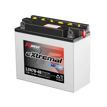 RDrive eXtremal HD 12N7B-4B 7 A/h 70 A L+ 150х60х130 мм