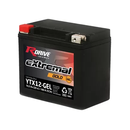 RDrive Extremal Gold YTX12-GEL 10 A/h 180 A L+ 150x87x130 мм
